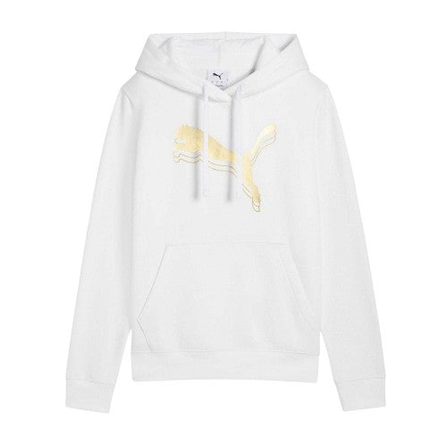 Front - Puma Womens/Ladies Essentials Metallic Detail Hoodie