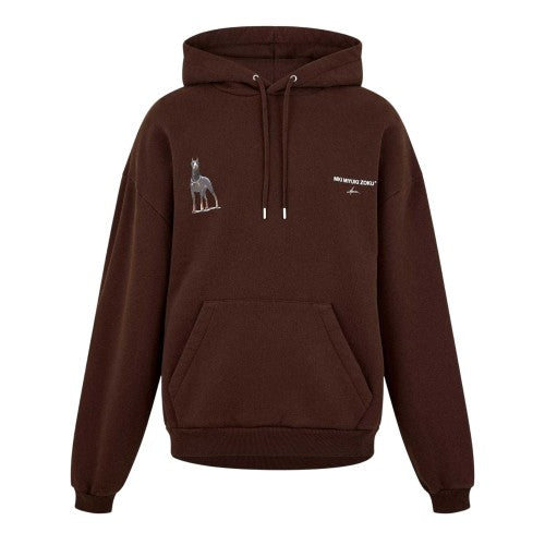 Front - MKI MIYUKI ZOKU Mens Boxy Oversized Pullover Hoodie