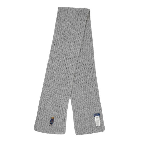 Front - Ralph Lauren Bear Wool Scarf