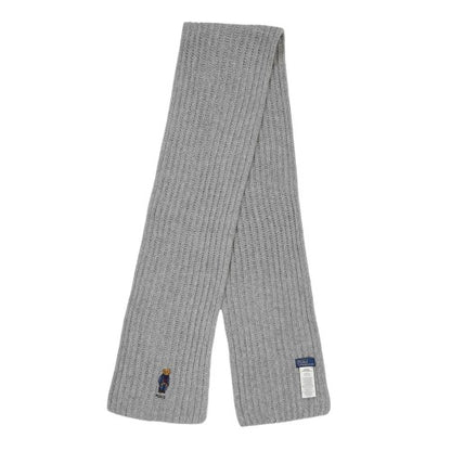 Front - Ralph Lauren Bear Wool Scarf