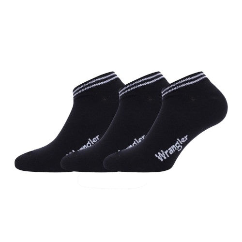 Front - Wrangler Unisex Adult Trainers Liner Socks (Pack of 3)