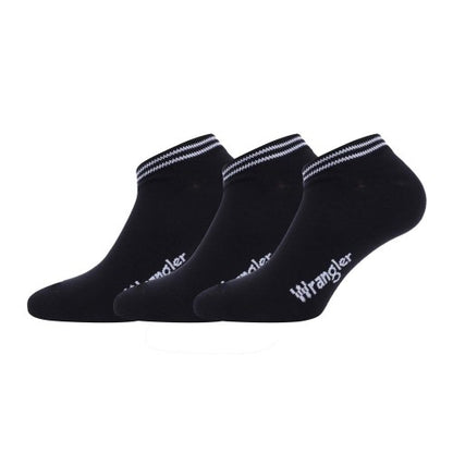 Front - Wrangler Unisex Adult Trainers Liner Socks (Pack of 3)