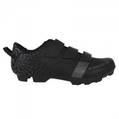 Front - Pinnacle Mens 3 Touch Fastening Strap Cycling Shoes