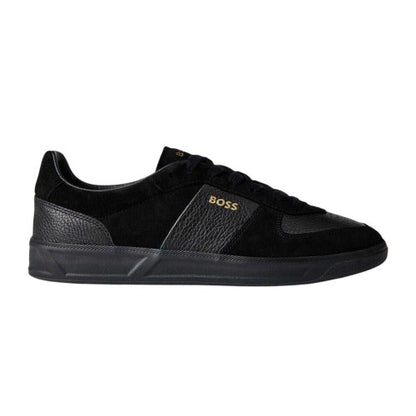 Front - Boss Mens Brandon Suede Trainers