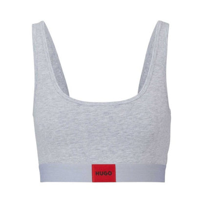Front - Hugo Womens/Ladies Red Label Logo Bralette