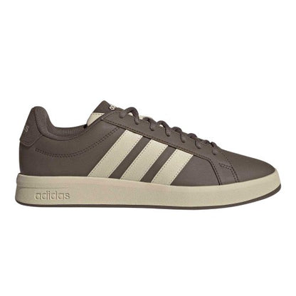 Front - Adidas Womens/Ladies Grand Court Base 3.0 3 Stripes Trainers