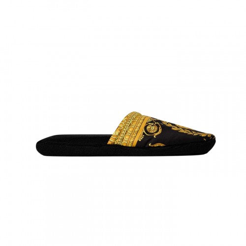 Front - Versace Unisex Adult Baroque Slippers