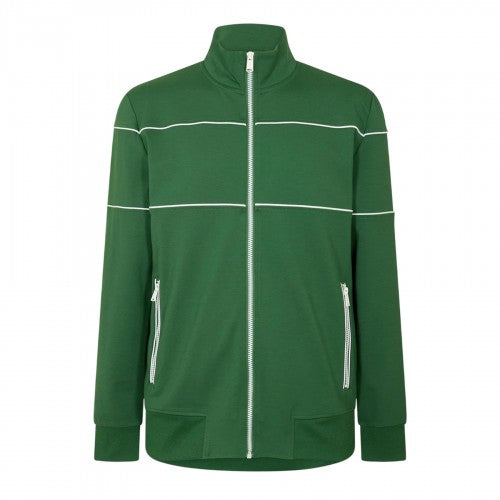 Front - Boss Mens Horizontal Stripe Track Jacket