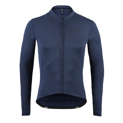 Front - dhb Mens Blok Thermal Long-Sleeved Cycling Jersey