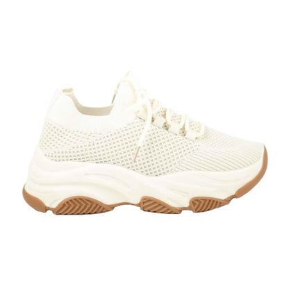 Front - Where´s That From Womens/Ladies Mesh Lace Up Knitted Trainers