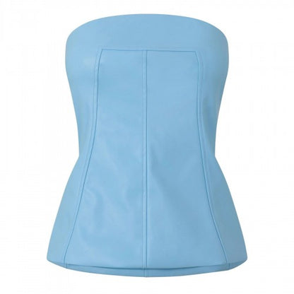 Front - AmyLynn Womens/Ladies Metallic Corset Top