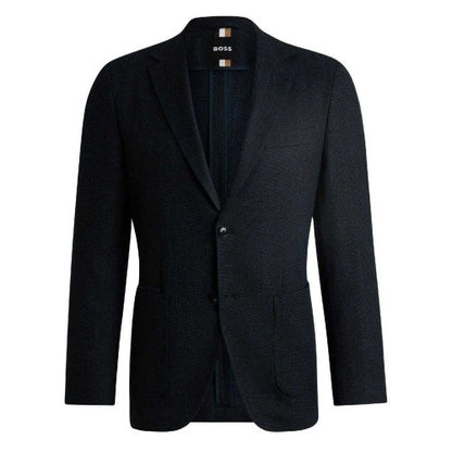 Front - Boss Mens C Jaye Herringbone Regular Formal Blazer