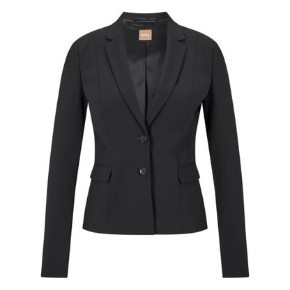 Front - Boss Womens/Ladies Jaru Lapel Collar Blazer