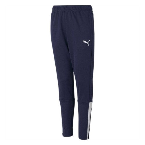 Front - Puma Childrens/Kids Team Liga Tapered Tracksuit Bottoms