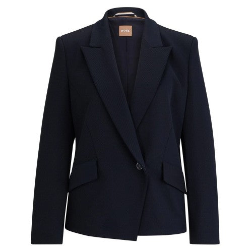 Front - Boss Womens/Ladies Sleek Lapel Collar Regular Blazer