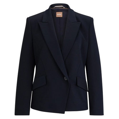 Front - Boss Womens/Ladies Sleek Lapel Collar Regular Blazer