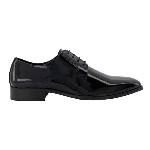 Front - Dune London Mens Formal Low Block Heel Gibson Shoes