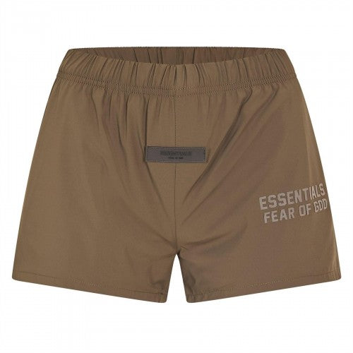 Front - Fear Of God Essentials Womens/Ladies Cotton Blend Logo Cycling Shorts