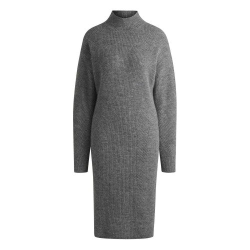 Front - Boss Womens/Ladies Fagdassy Ribbed Long-Sleeved Sweater Dress