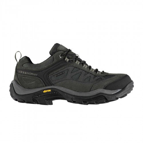 Front - Karrimor Mens Aspen Leather Waterproof Walking Shoes