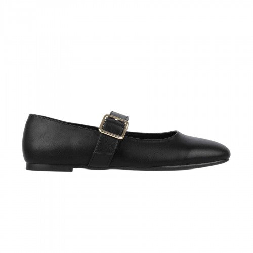 Front - Miso Womens/Ladies Flat Mary Janes