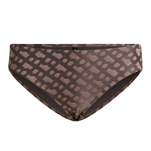 Front - Boss Womens/Ladies Monogram Jacquard Bikini Bottoms