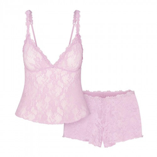 Front - Skims Womens/Ladies Lace Stretch Triangle Cups Lingerie Set