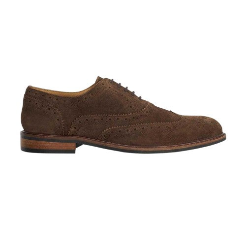 Front - Dune London Mens Baltics Suede Brogues