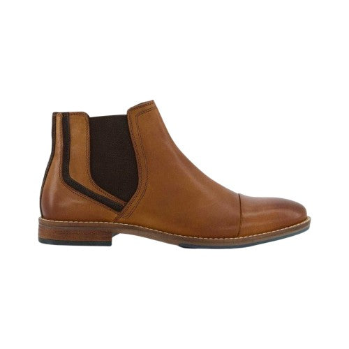 Front - Dune London Mens Chappy Leather Chelsea Boots