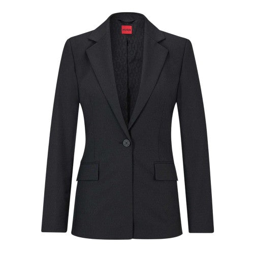 Front - Hugo Womens/Ladies Lapel Collar Regular Suit Jacket