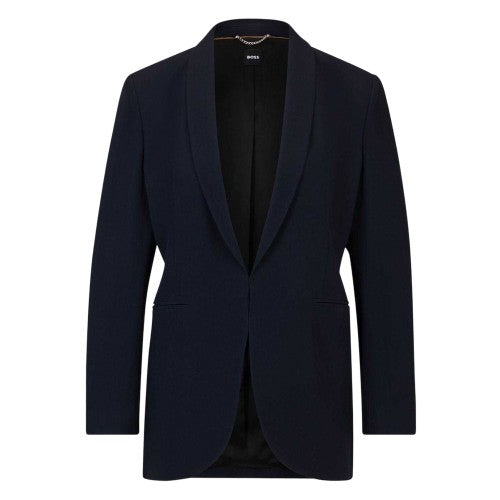 Front - Boss Womens/Ladies Jirea Solid Shawl Collar Blazer