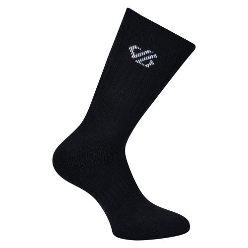 Front - Dare 2B Unisex Adult Essentials Ribbed Cuff Sport Socks (Pack of 3)