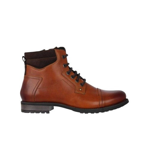 Front - Firetrap Mens Hays Leather Low Heel Boots