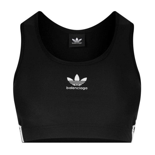 Front - Balenciaga Womens/Ladies Adidas Soft Sports Bra