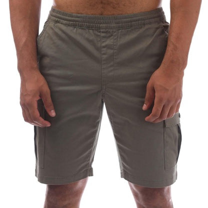 Front - Farah Mens Crane Twill Organic Cargo Shorts