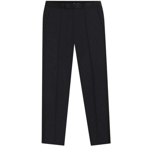 Front - Boss Mens Wool Tuxedo Trousers