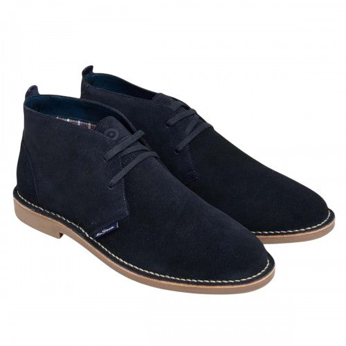 Front - Ben Sherman Mens Hemmings Suede Desert Boots