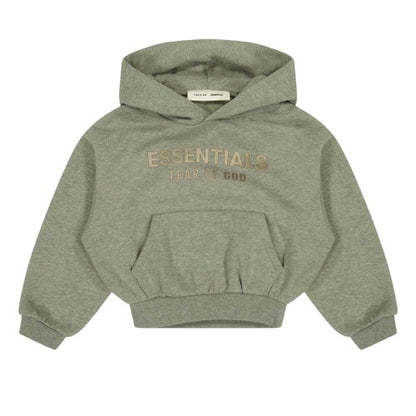 Front - Fear Of God Essentials Childrens/Kids Essentials Oversized Pullover Hoodie