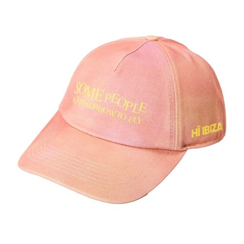 Front - Palm Angels Mens Hi Ibiza Baseball Cap