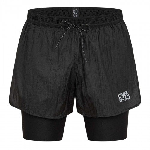 Front - OverOver Mens Woven Track Shorts