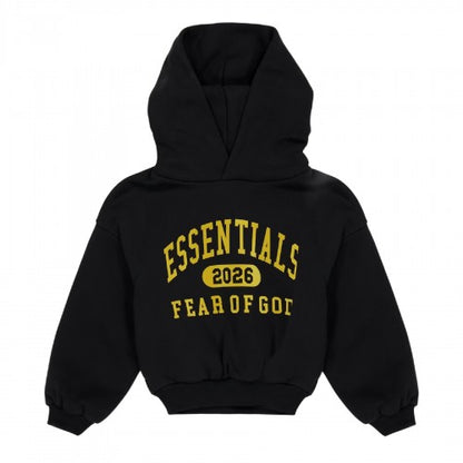 Front - Fear Of God Essentials Childrens/Kids Essentials Graphic Print Hoodie