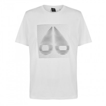 Front - Moose Knuckles Mens Graphic Print T-Shirt