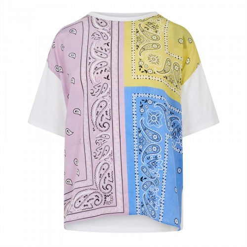 Front - Max Mara Womens/Ladies Bandana Print T-Shirt