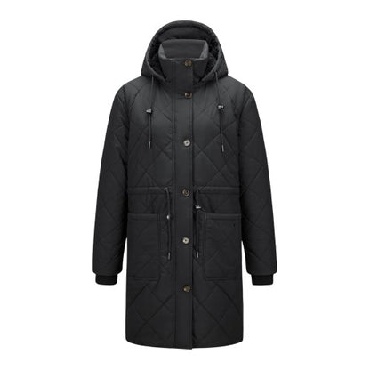 Front - Gelert Womens/Ladies Detachable Hood Insulated Jacket