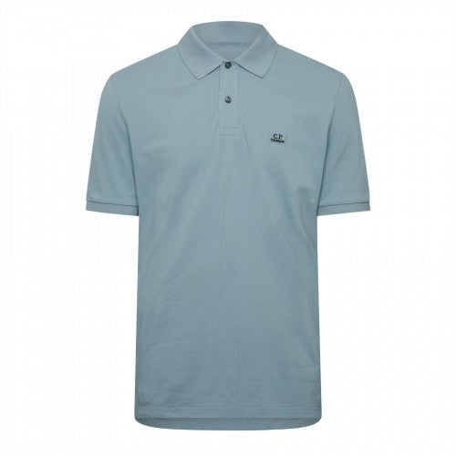 Front - C.P. Company Mens Pique Polo Shirt
