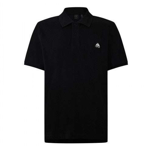Front - Moose Knuckles Mens Relaxed Fit Polo Shirt