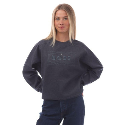 Front - Boss Womens/Ladies Ebrande Crew Neck Sweatshirt