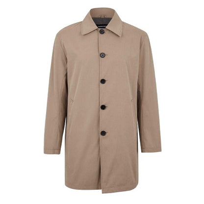 Front - Twisted Tailor Mens Lightweight Mac Coat