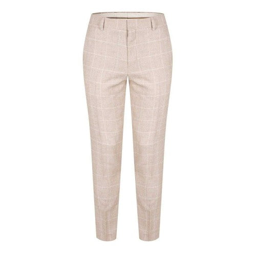 Front - Boss Womens Ladies Plaid Tailored Suit Trousers