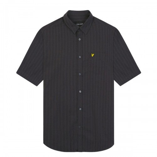 Front - Lyle & Scott Mens Textured Short-Sleeved Shirt